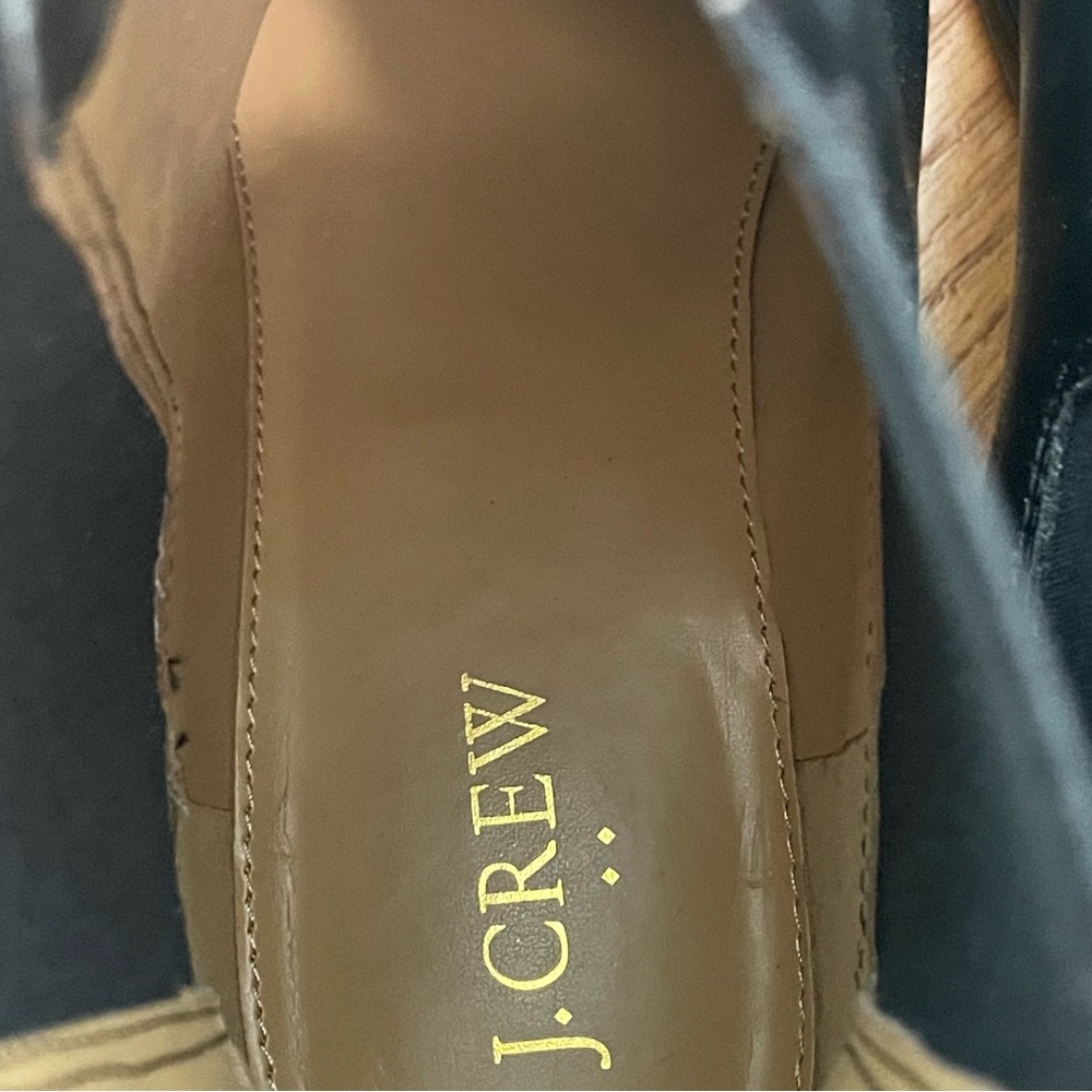 J.Crew Chelsea Boots For Women Faux Leather Pull On Black Style BT277 Size 8 - Picture 6 of 8